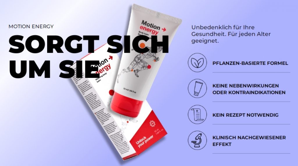 ᐉ Motion Energy Wirkung, Anwendung, Erfahrungen, Nebenwirkungen