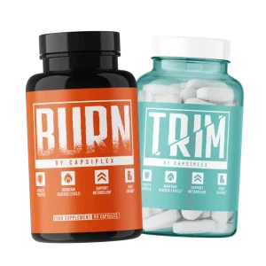 Capsiplex Burn vs Trim Nahrungsergänzungsmittel (Kapseln und Tabletten) zum Abnehmen und zur Fettverbrennung für Männer und Frauen