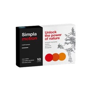 Simpla Motion Kapseln für die Gesundheit der Gelenke, des Herz-Kreislauf-Systems, für die Potenz sowie bei Diabetes und Prostatitis