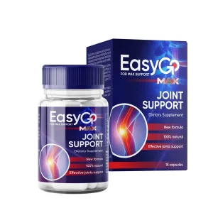 Easy Go Max Kapseln für Gelenke und Muskeln, zur Verbesserung der Beweglichkeit und zur Verringerung von Entzündungen
