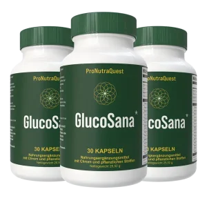 GlucoSana Kapseln zur Normalisierung des Blutzuckerspiegels