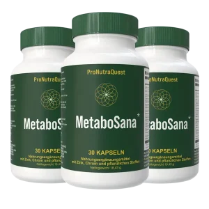 MetaboSana Kapseln zur Appetitkontrolle, Unterstützung des Stoffwechsels und Gewichtsreduktion