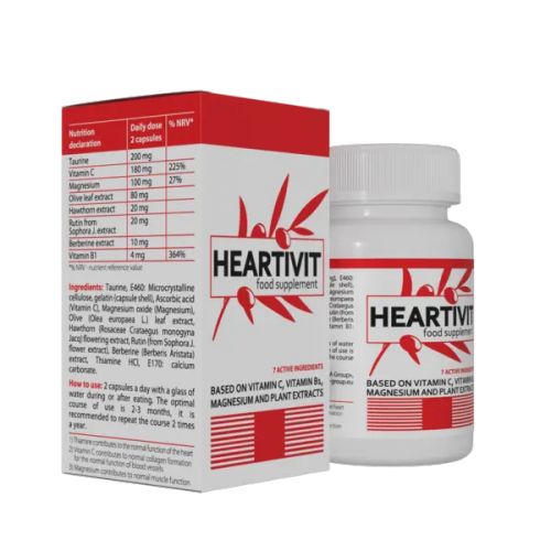 Heartivit Kapseln zur Förderung der Herzgesundheit und des Herz-Kreislauf-Systems – Erfahrungen, Test & Bewertung, Preis, Kaufen Apotheke