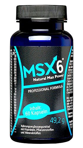 MSX6 Potenzkapseln – Erfahrungen, Test & Bewertung, Preis, Kaufen Apotheke
